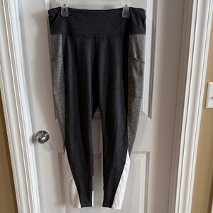 Stylish Black and Gray Leggings